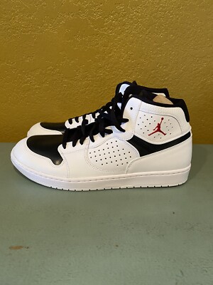 Nike Air Jordan Access White Gym Red Black AR3762-101 sz 13 Men's