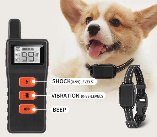 Electric dog training collar with remote control - Picture 4 of 6