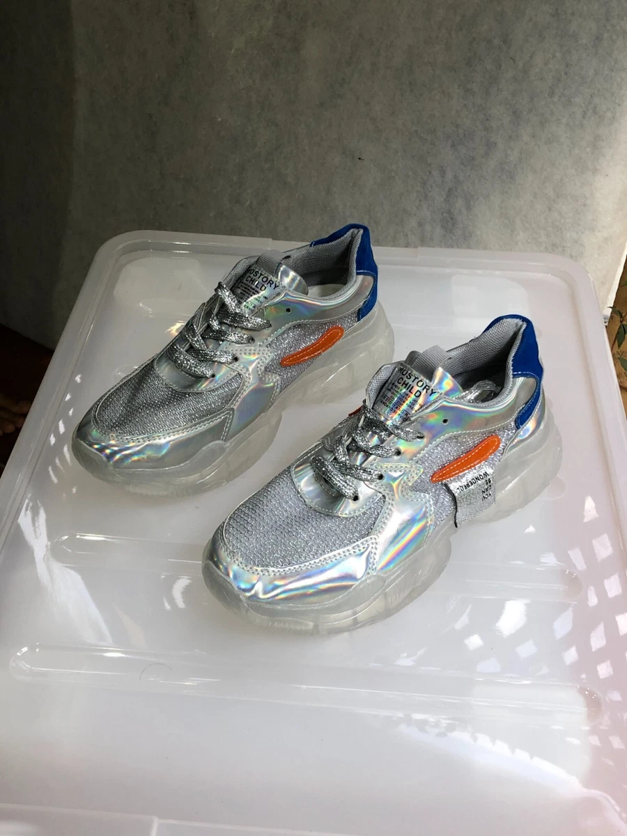 Rostory Child Reflective Silver US 10 11 IN Mens Sneaker Shoes