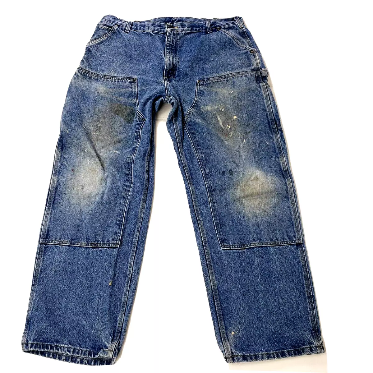 destroyed workwear denim