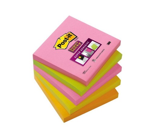 Post-it® Super Sticky Notes 654-5SSLV, 3 In X 3 In (76 Mm X 76 Mm) - 3 - Foto 10