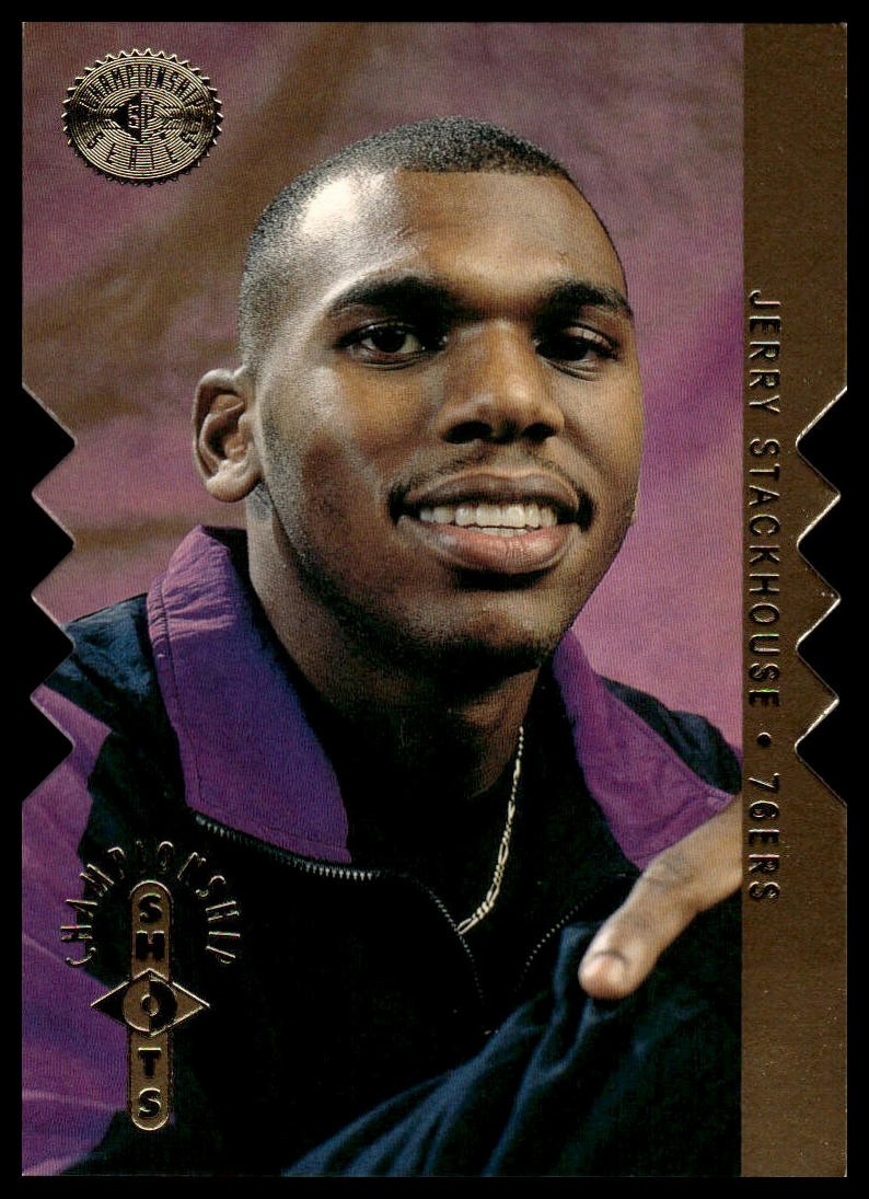 1995-96 SP Championship #S15 Jerry Stackhouse Championship Shots Gold
