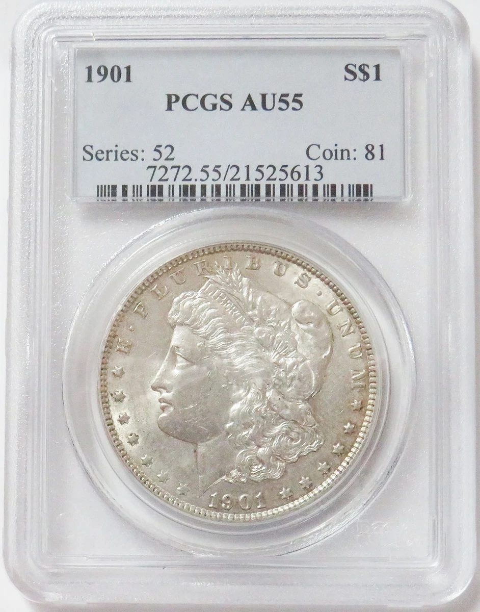 1901 Philadelphia AU 55 Morgan US Dollars for sale | eBay