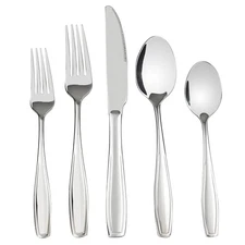 Pekky 80-Piece Stainless Steel Flatware Set Service for 16 Kitchen Tableware