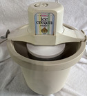 Rival Model 8605 6QT Electric Ice Cream Frozen Yogurt Maker Original Box VTG EUC