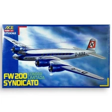 ACE Hobby Kit Focke-Wulf Fw 200 Condor, Syndicato Condor Limitada 1:72 Scale NEW