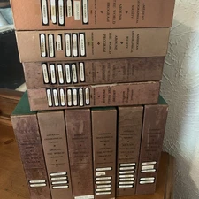 American Geographical Society AROUND THE WORLD PROGRAM: 64 books,w/cases,Tru-Vue