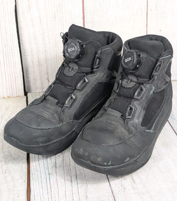 USED - Icon Patrol 3 WP CE Mens Size 10 - Waterproof Motorcycle Boots - Black