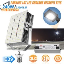 33600LM -240W LED Retrofit Kits Light Shoebox Replace Lamp Street Area Lighting