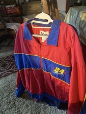 Chase Authentics Jeff Gordon Dupont Windbreaker Jacket XL 90 s Vintage