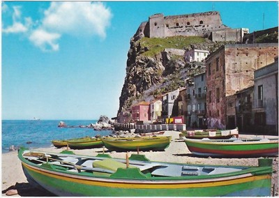 SCILLA - REGGIO CALABRIA - MARINA AND CASTLE OF RUFFO -75846-