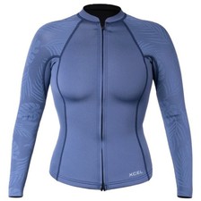 XCEL Women's 1.5 AXIS Full Zip LS Neo Jacket - DPM - Size 12 - NWT