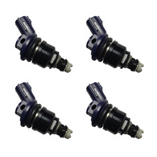 4- Fuel Injectors For Nissan 240SX Silvia KA24DE SR20DET 16600-67U01 375CC