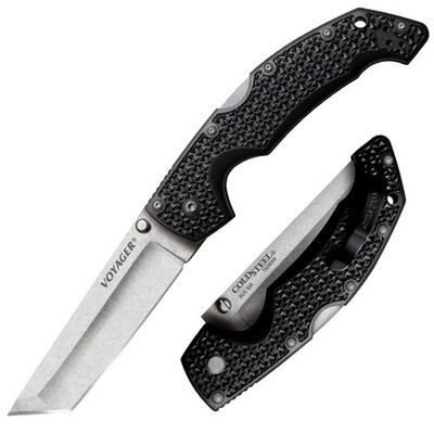 Cold Steel Knives Large Voyager Lockback 29AT AUS10A Steel Tanto Point
