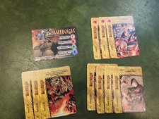 Malebolgia Image Overpower Card Game Hero Card and 10 Special Cards Fleer 1998