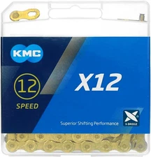 KMC X12 12-Speed 126 links X-Series Bicycle Chain Glod
