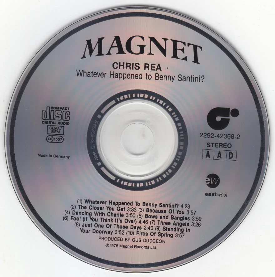 Chris Rea – Whatever Happened To Benny Santini? (CD-Album) !!! - Bild 3 von 3