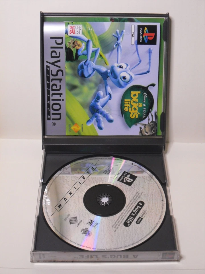 PS1 Game A Bug's Life, Disney PIXAR with Manual and Case. Working - c3 - Image 2 of 4