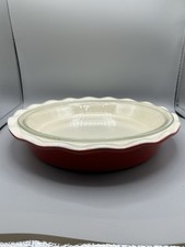 Cuisine & Company 10.25 Ceramic Pan Red With ...