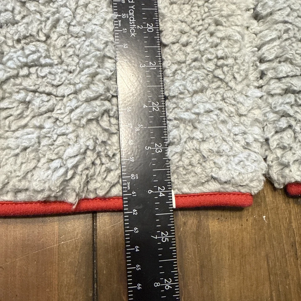 Suéter Indiana University Hoosiers Sherpa 1/4 pulôver feminino pequeno aconchegante quente - Imagem 3 de 4