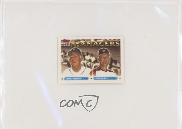 1993 Topps Major League Managers Factory Set Micro Sparky Anderson Art Howe 1c7