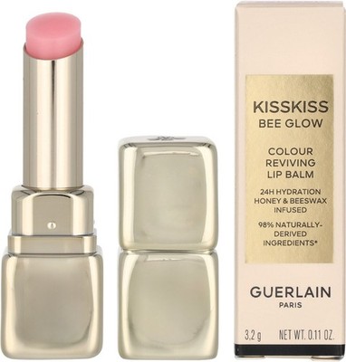 Guerlain Kiss Kiss Bee Glow Colour Reiving Lip Balm - 258 Rose Glow 0.11oz NEW