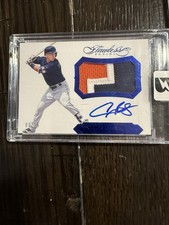 2017 Panini Flawless - Rookie Patch Auto Alex Bregman #RPA-AX1 Sapphire /15