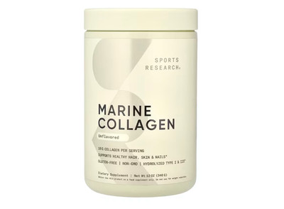 Sports Research,  marine Kollagenpeptide, geschmacksneutral, 340 g