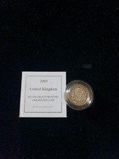 Royal Mint 2003 £1 Piedfort Silver Proof Coin