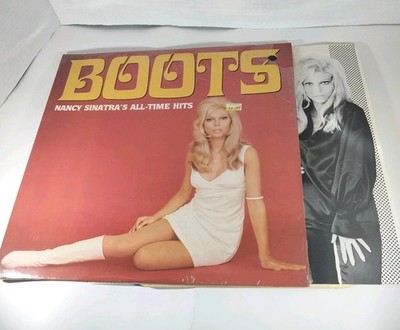 Nancy Sinatra LP Boots All Time Hits 1986 Rhino RNLP 70227 EX/EX Shrink w Insert