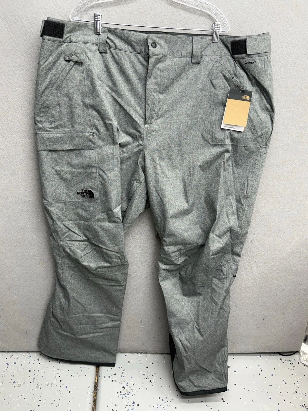 The North Face Freedom Insulated Snow Ski Pants Women's 3X REGULAR Grey ($220)