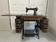 Late 19th century Wheeler & Wilson Mfg. Co. Model No. 9 Sewing Machine
