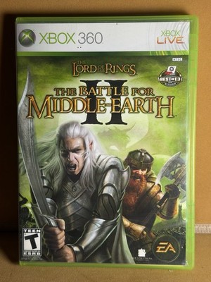 Lord of The Rings Battle For Middle Earth 2 II (Xbox 360, Complete, & Tested)