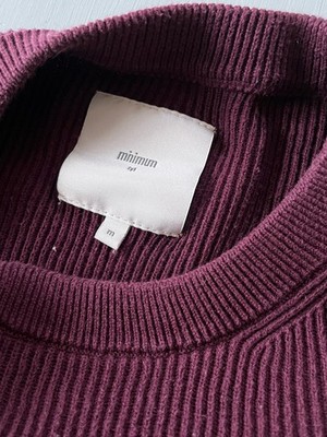 Minimum Pullover dunkelblau, 100% Baumwolle, Größe M