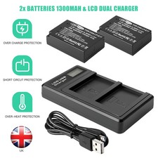 2x LP-E17 Battery & Charger For Canon EOS 77D 200D 800D 760D 750D Rebel SL2 T6i