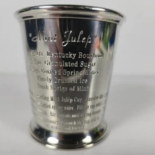 Vintage Boardman Pewter Cup Mint Julep ENGRAVED