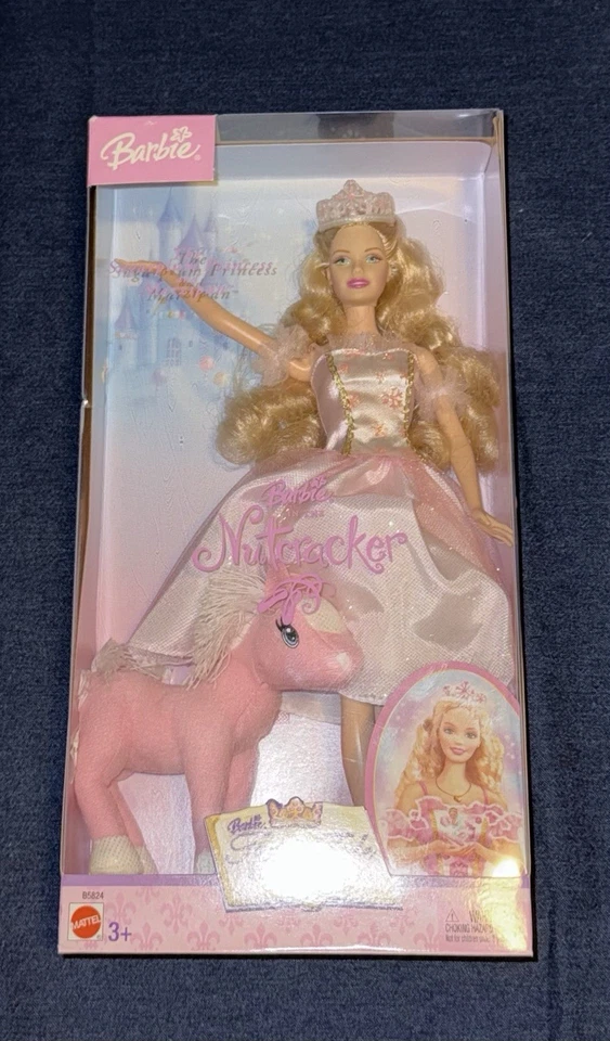 Muñeca Barbie Cascanueces Fantasy Tales 2003 vintage con caballo en caja original Foto 2 de 4