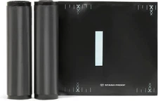 Vacuum Seal Rolls 11" x 25' 2 Pack (50 Feet Total) (Black Large, All Black 