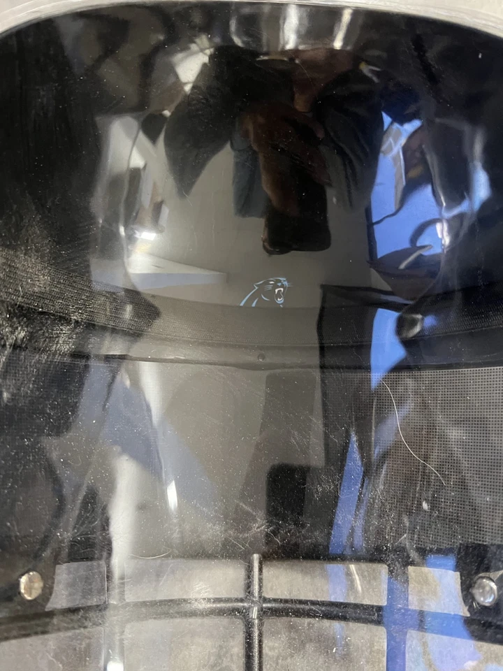 Carolina Panthers Fan Mask Casco NFL ENVÍO GRATUITO MAN CAVE NFL Foto 3 de 4