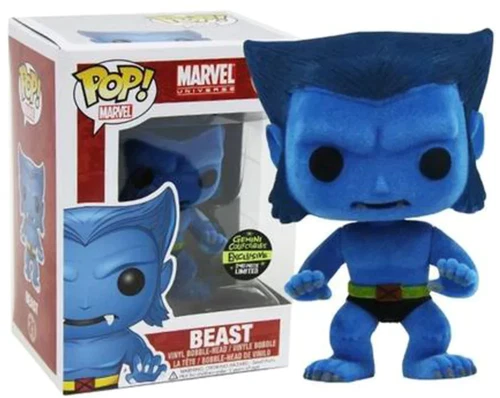 Funko POP! Marvel: Beast [Flocked] (Géminis) (240 PIEZAS) #21