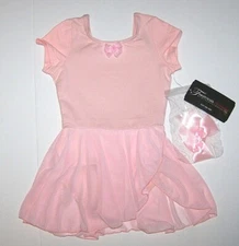 Theatricals Classwear Leotard Dress Tutu Bodysuit Pink New Child Girl XS 3-5 