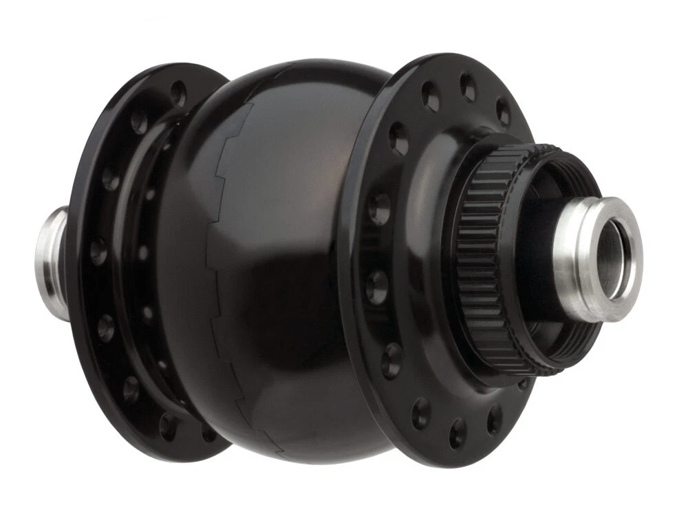 SON 28 Dynamo Hub 12x100 Thru Axle Centerlock 28 32 36H Black NEW