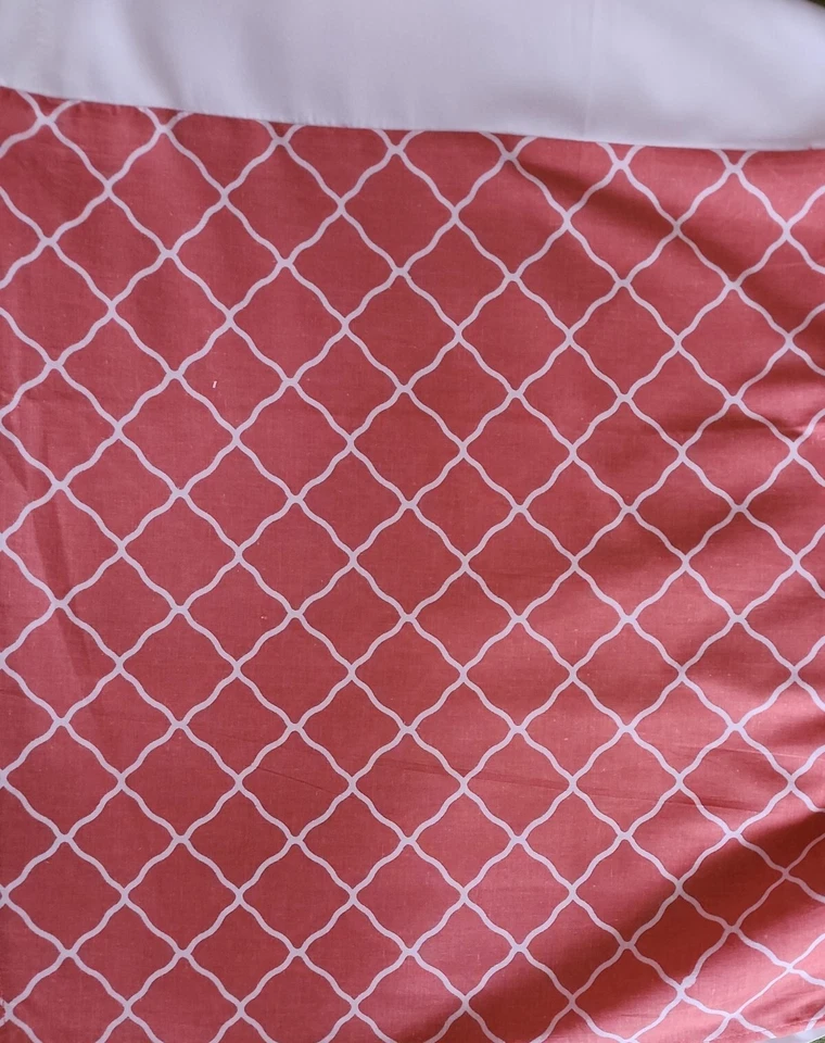 C&F Enterprise ~ геометрический дизайн ~ королевский размер ~ 78 «x 80» ~ юбка для кровати ~ 18» падение - Изображение 3 из 4