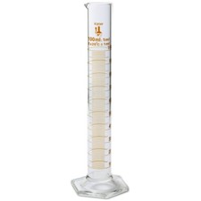 100ml Graduated Cylinder, Boro. 3.3 Glass, Single Metric, Class B Case of 50