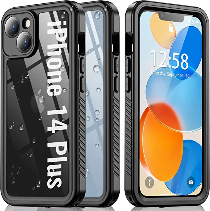 Waterproof Case for iPhone 16 15 14 13 12 11 XR SE 7 Pro Max Heavy