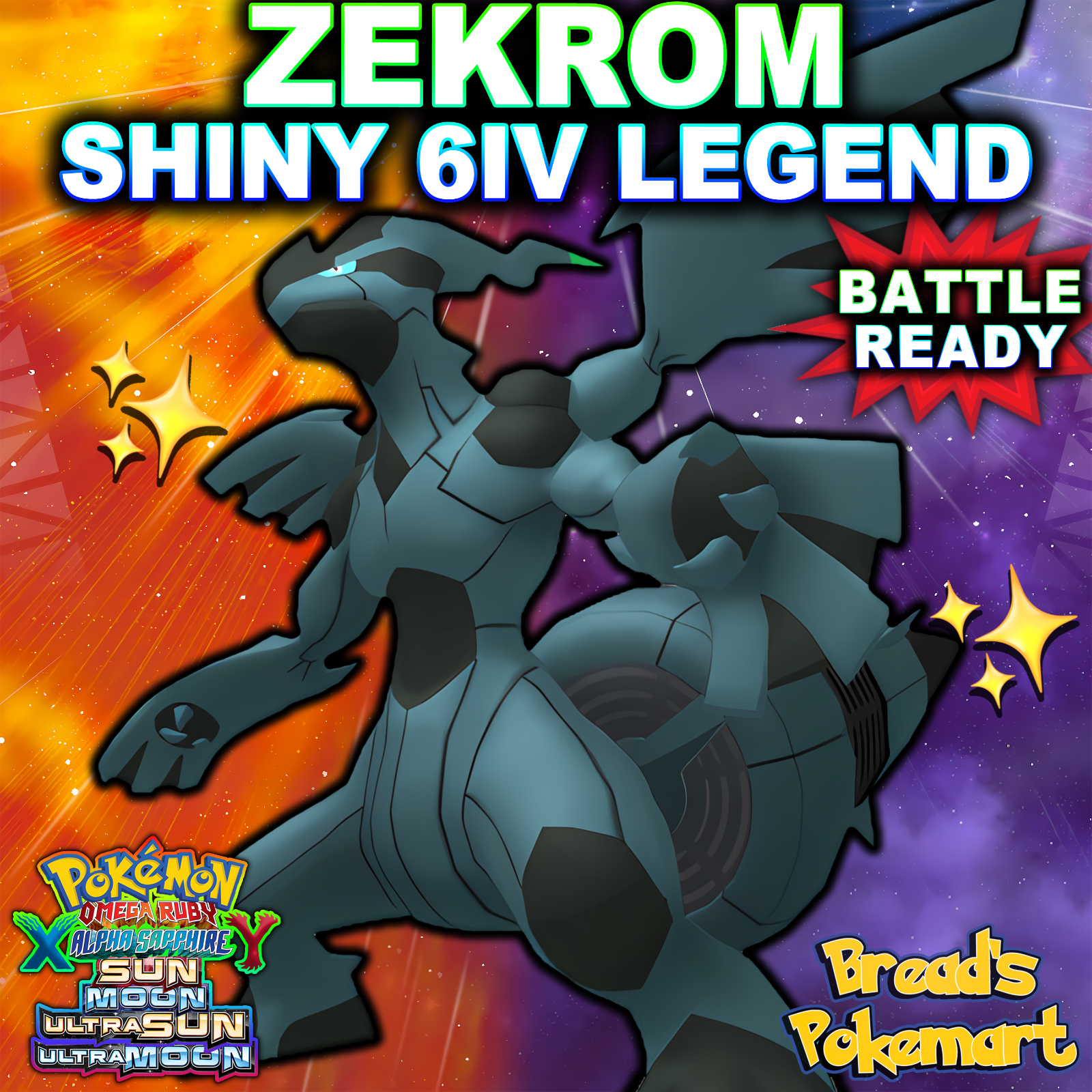 Orikards - Shiny Mecha Zekrom. . Like Zekrom? Like Mecha?