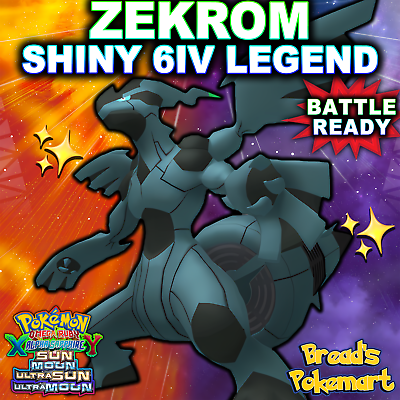 SHINY ZEKROM 6IV Legendary / Pokemon Sword and (Instant Download) 