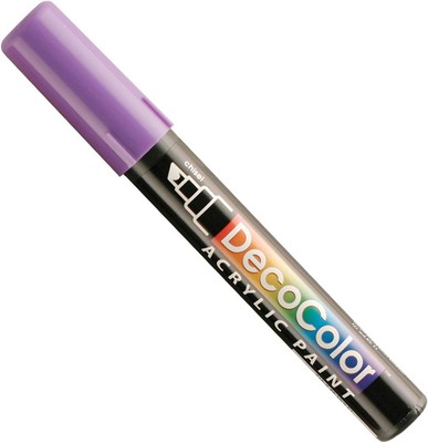 Uchida 315-C-8 Marvy Deco Color Chisel Tip Acrylic Paint Marker, Violet