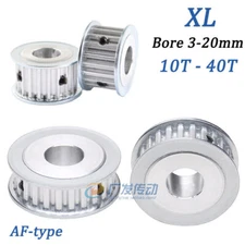 XL Timing Belt Pulley AF-Type 10T-40T Bore 3-25mm For 10/15mm Wide Timing Belt