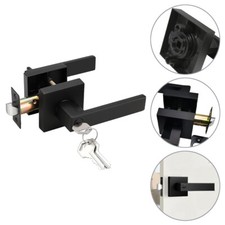 Entrance Lever Door Handle Office Front Door Gate Entry Bedroom Lock Keys Set